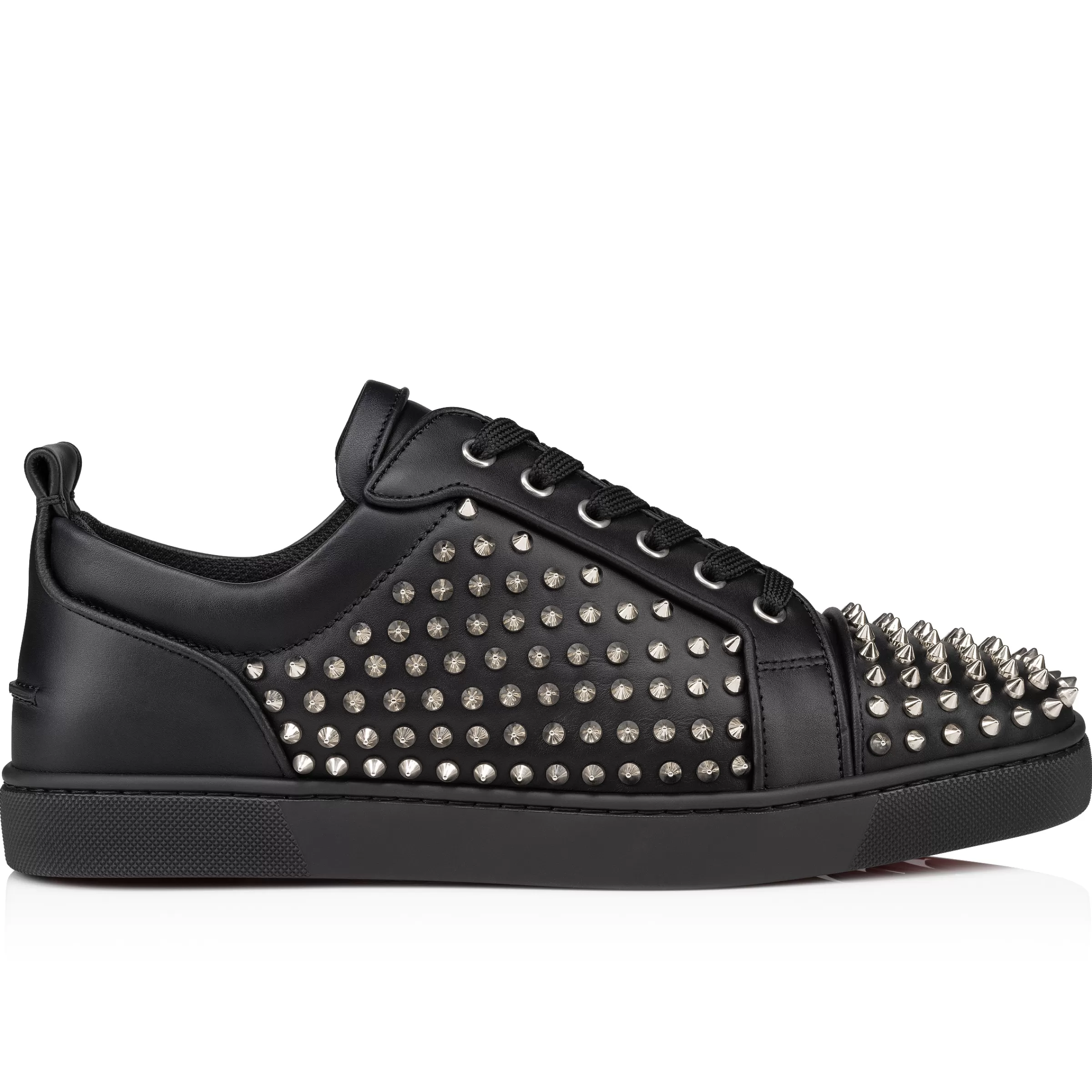 Sneakers-Christian Louboutin Louis Spikes Junior Black