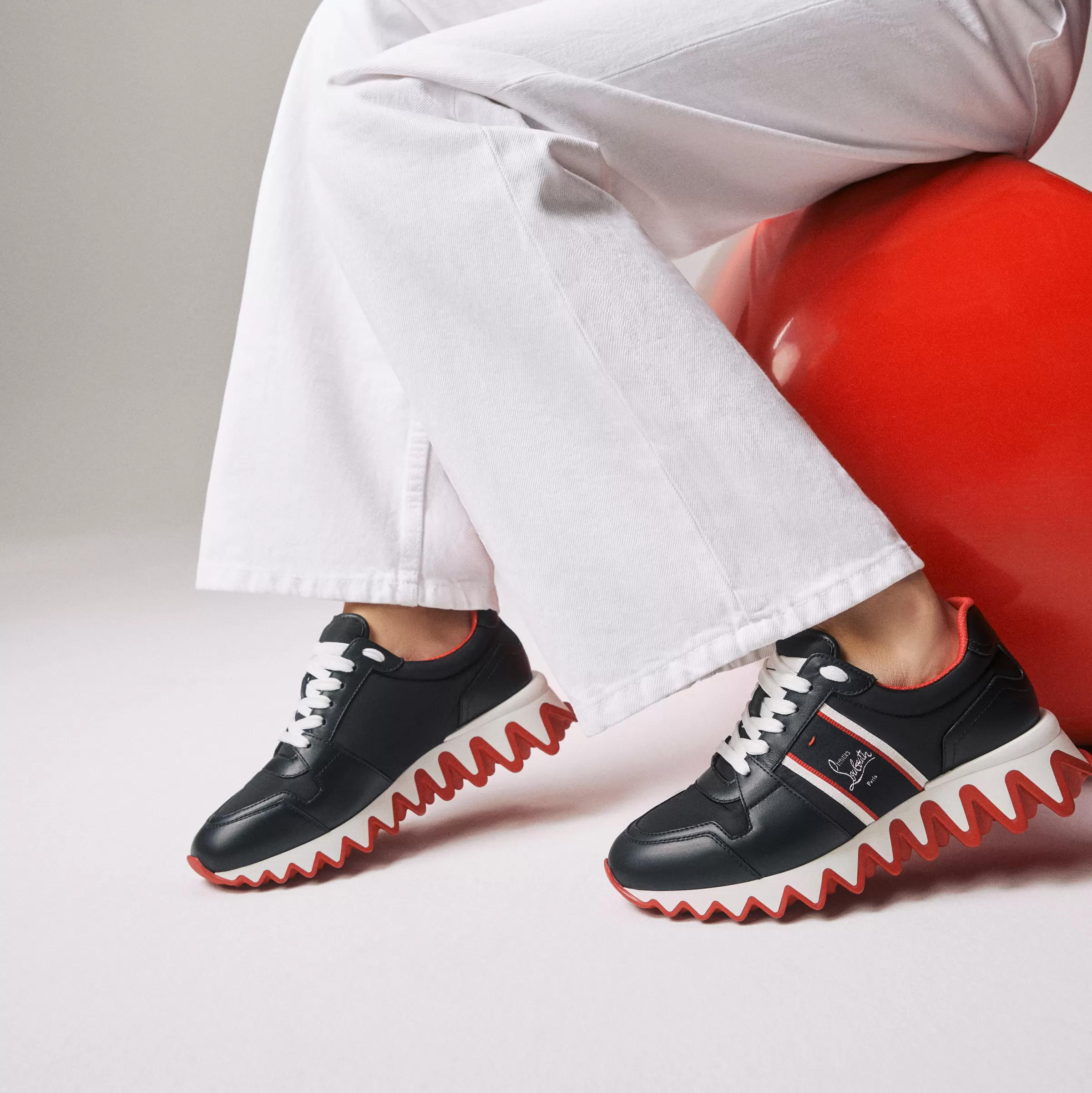 Sneakers-Christian Louboutin Nastroshark Black